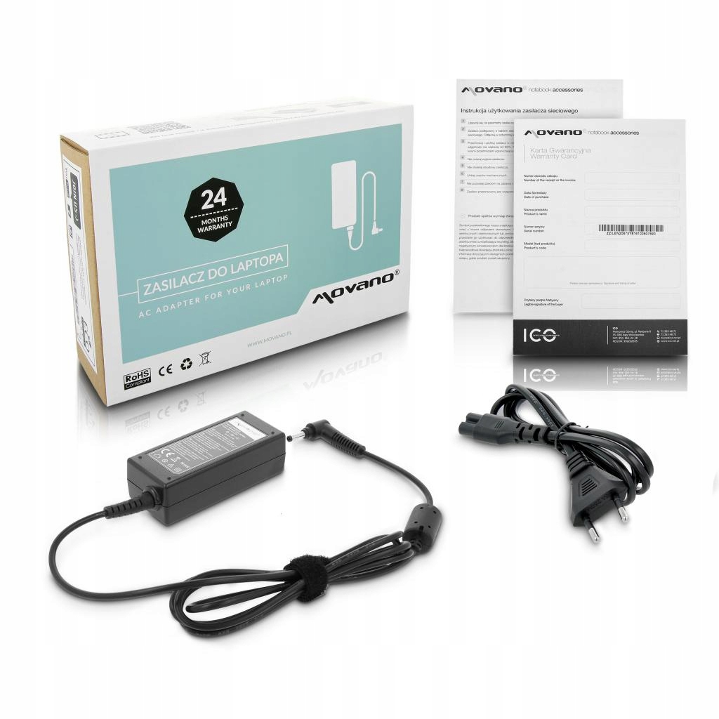

Ładowarka do Lenovo 20V 2.25A 45W 4.0-1.7mm