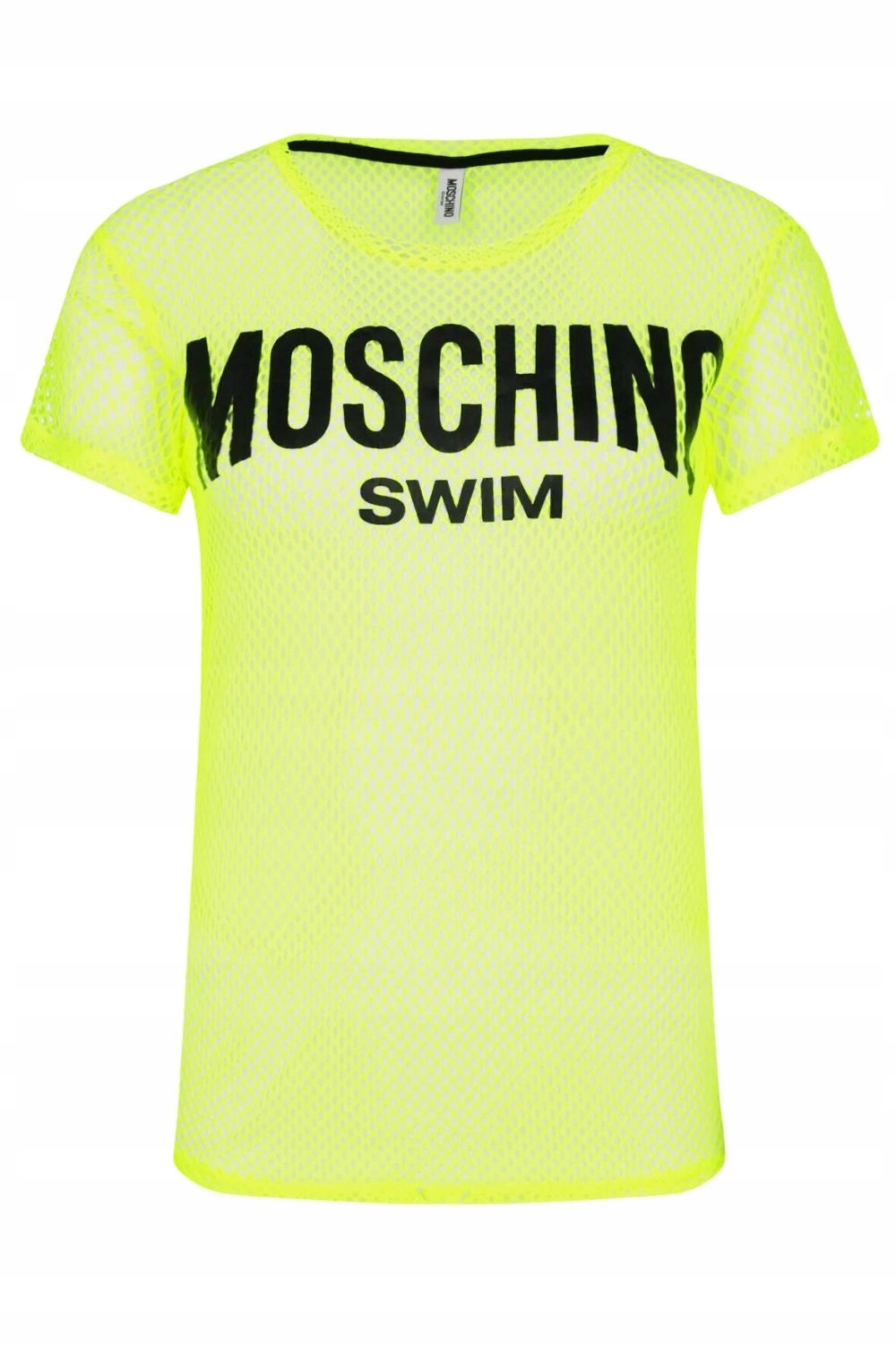 Tričko Moschino Swim seledinová síťka na dovolenou vel. S