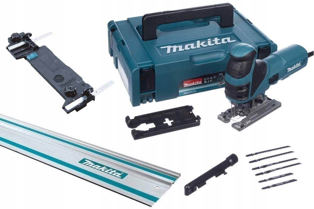 Makita Wyrzynarka Z Podcinaniem 720W Reg. Obrotów 4351FCTJ Adapter Szyna 1m