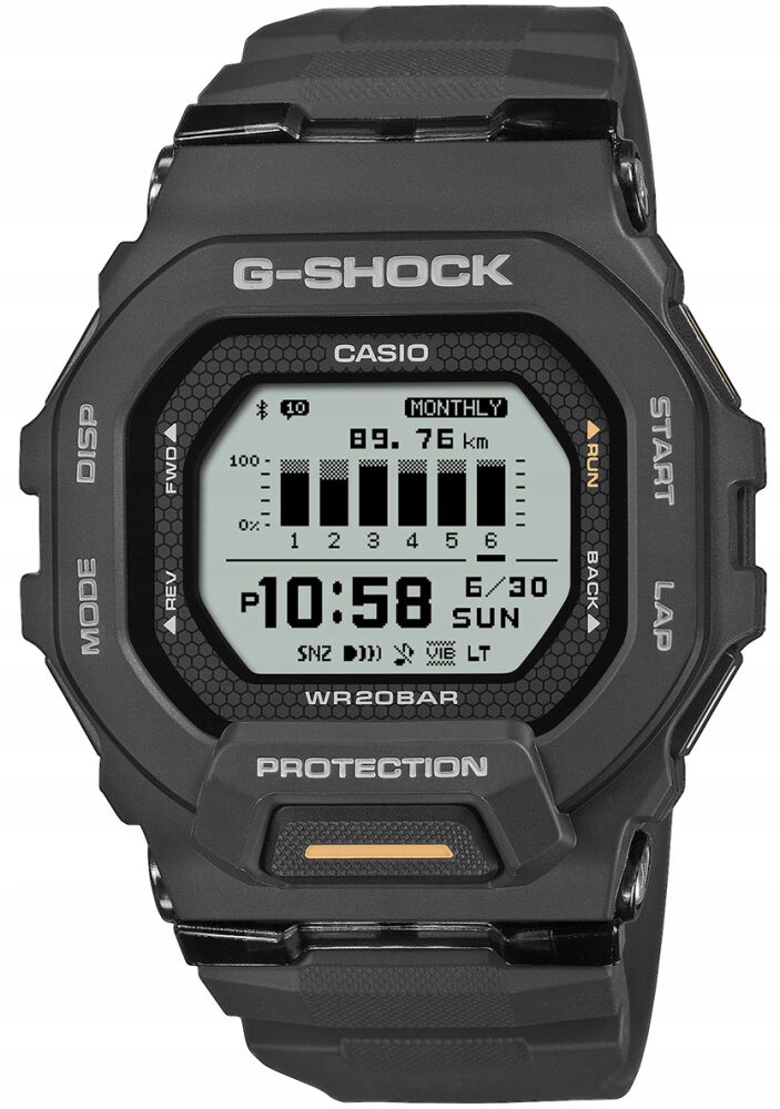 Casio G-shock GBD-200-1A1ER Bluetooth s možností gravírování/věnování