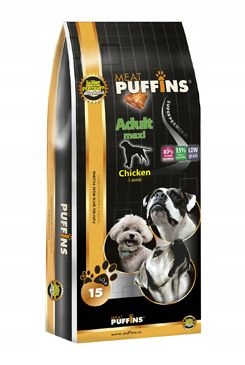 Levně Puffins Dog Adult Maxi Chicken 15kg