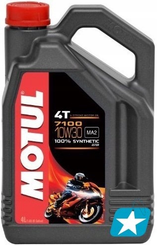 Motoröl 10W30 4T 4 Liter Motul synthetisch 7100