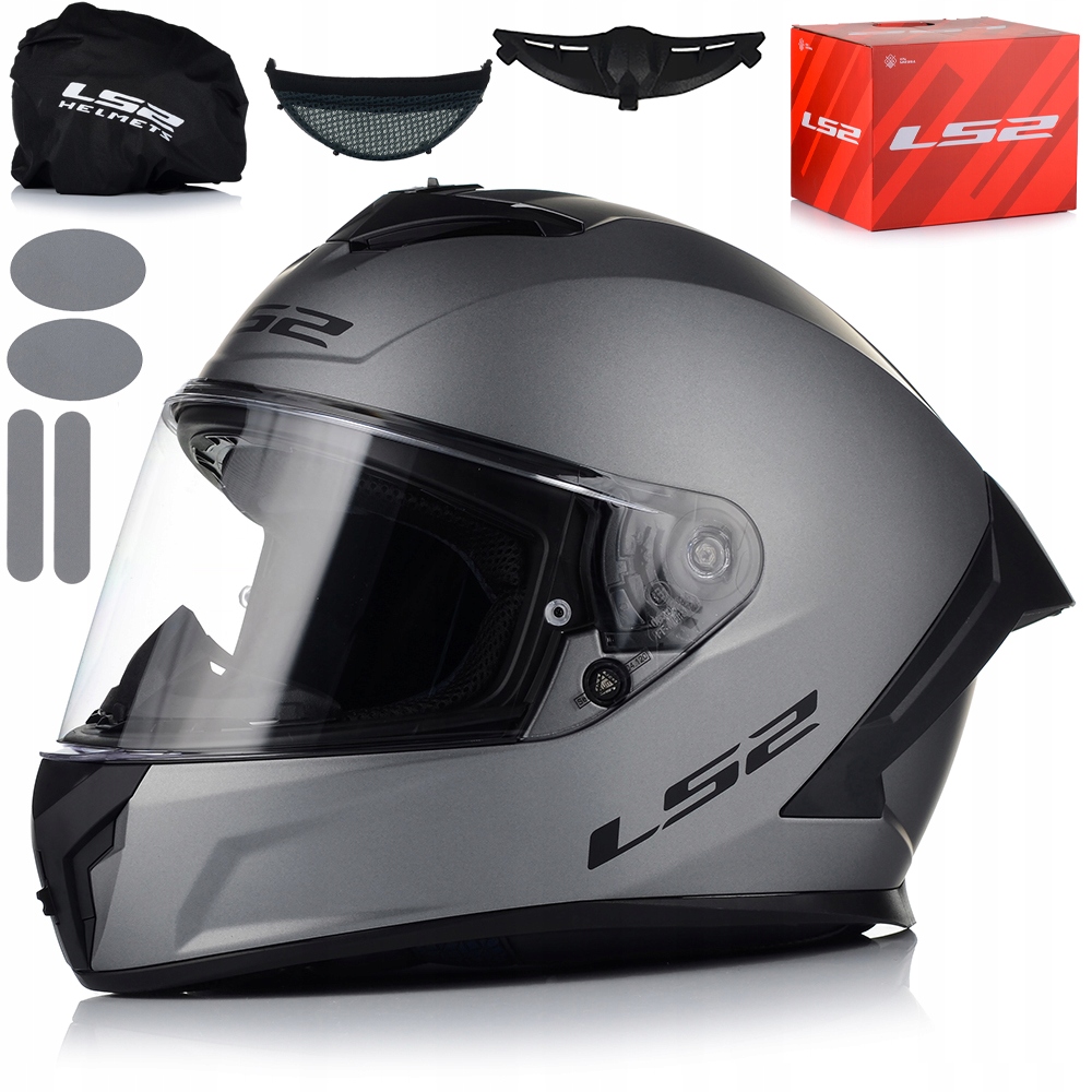 Motocyklová Prilba LS2 FF820 Rapid III Titan Systém Pinlock Ecer 22.06