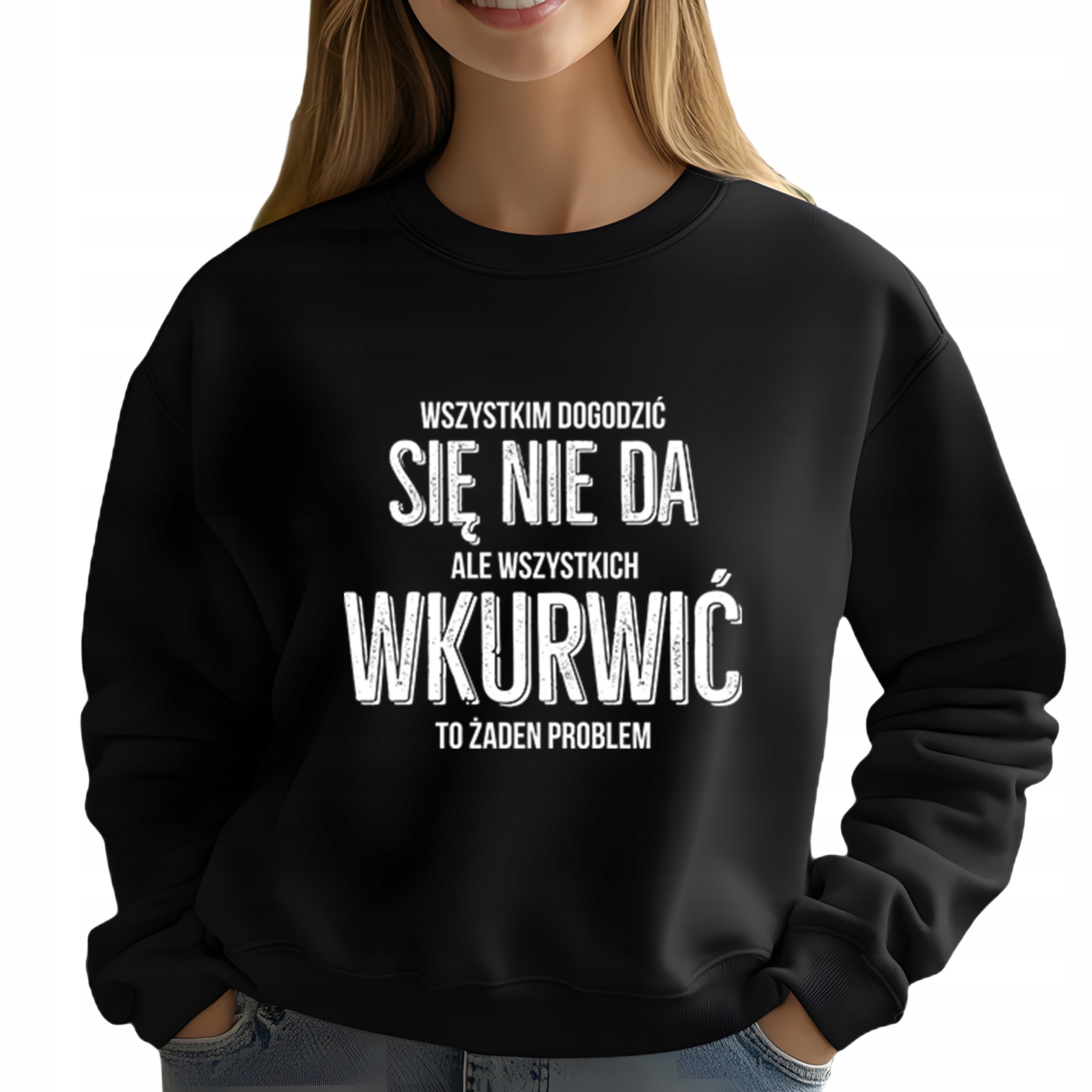 Mikina Černá jako Dárek do pracovního úřadu pro všechny Nelze se domluvit M