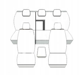 Pokrowce miarowe Premium do Toyota Rav 4 IV 13-18r. Producent Auto-dekor