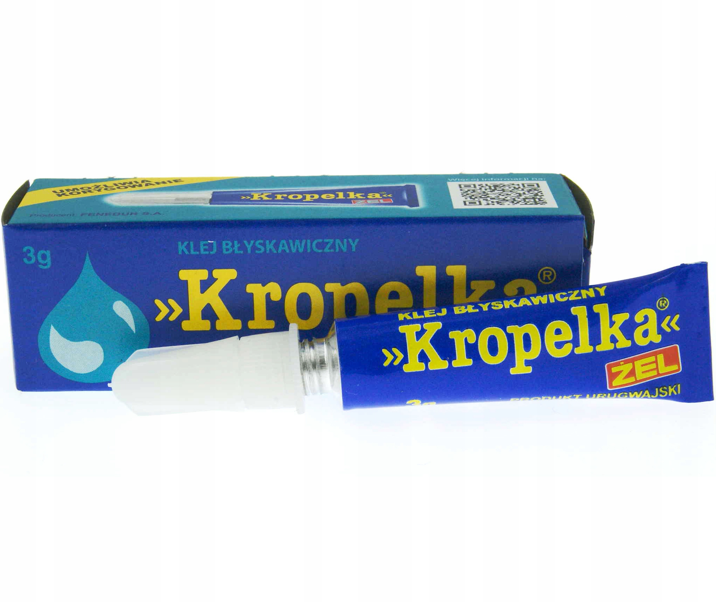 Kropelka klej błyskawiczny żel 3g