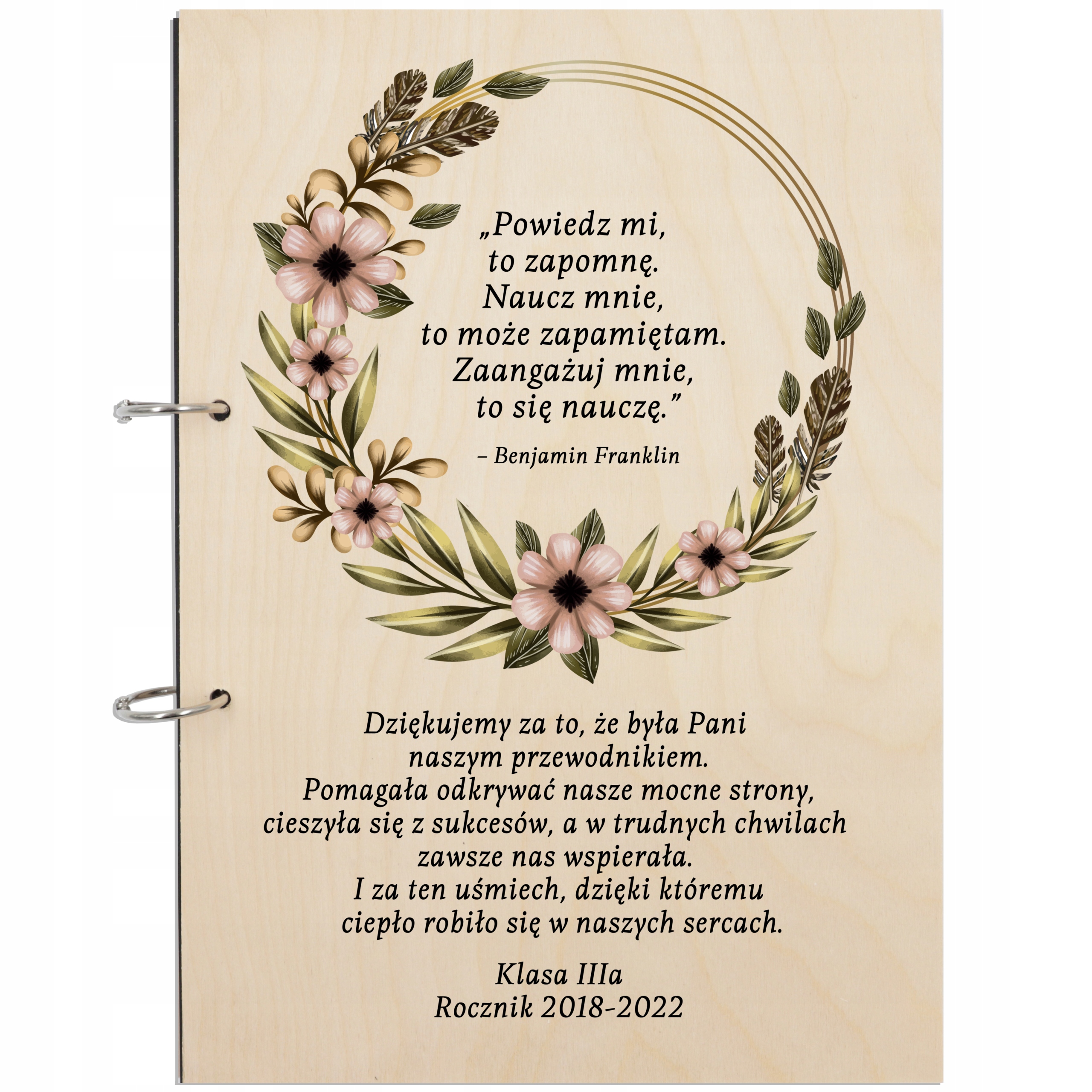 

Album Boho Personalizowany dla Nauczyciela