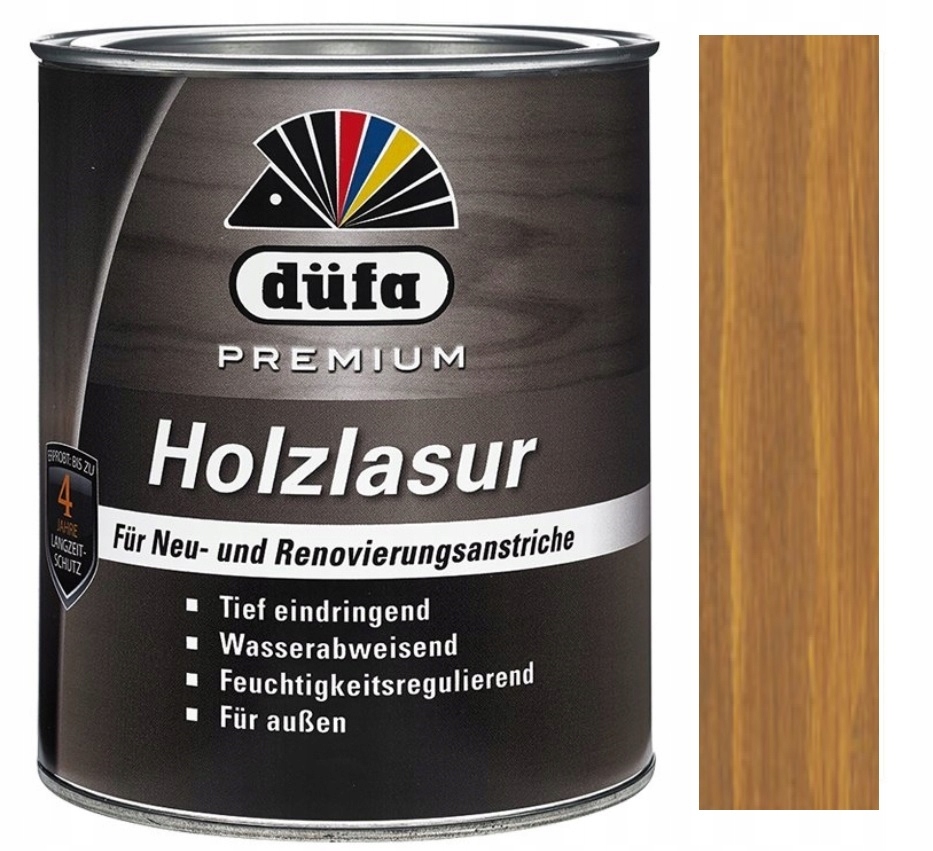 

Niemiecka Lazura Dufa Holzlasur 2,5L Orzech