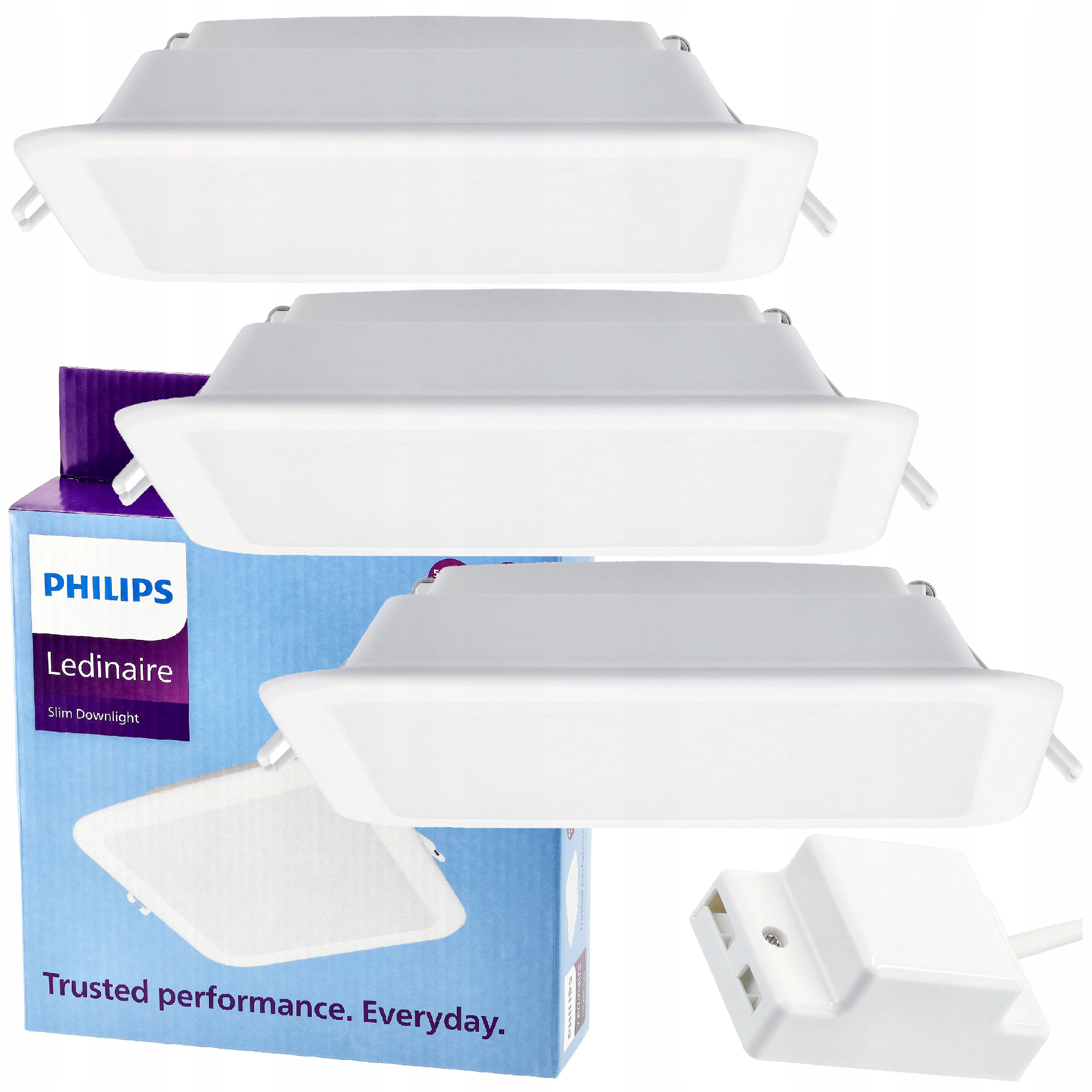 Philips Stropní Svítidlo Led Panelová zapuštěná lampa 12W 1200lm 4000K Ledinaire 3x