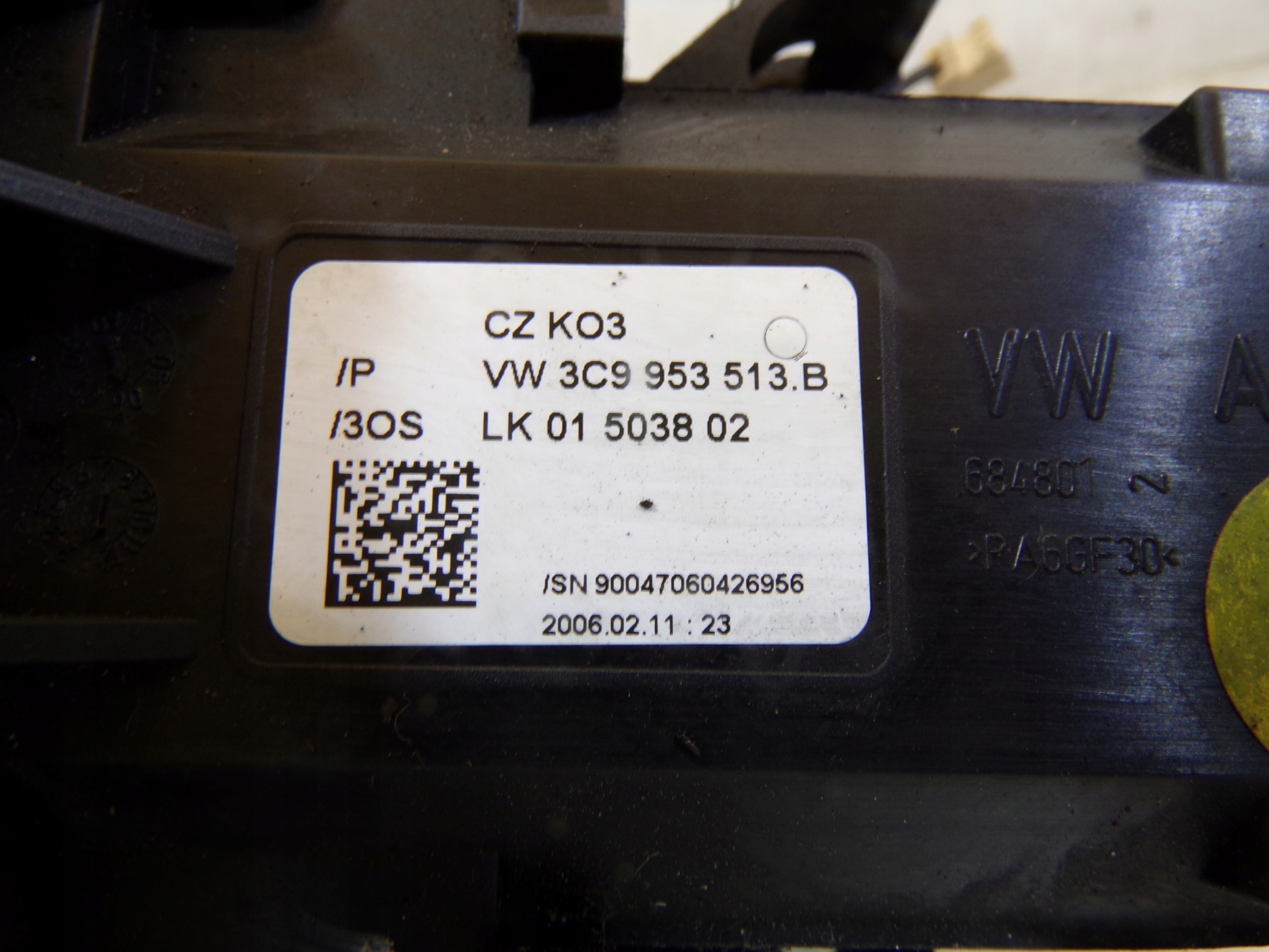 DEVIO LUCI TERGICRISTALLO TERGI VOLKSWAGEN PASSAT B6 3C9953513B