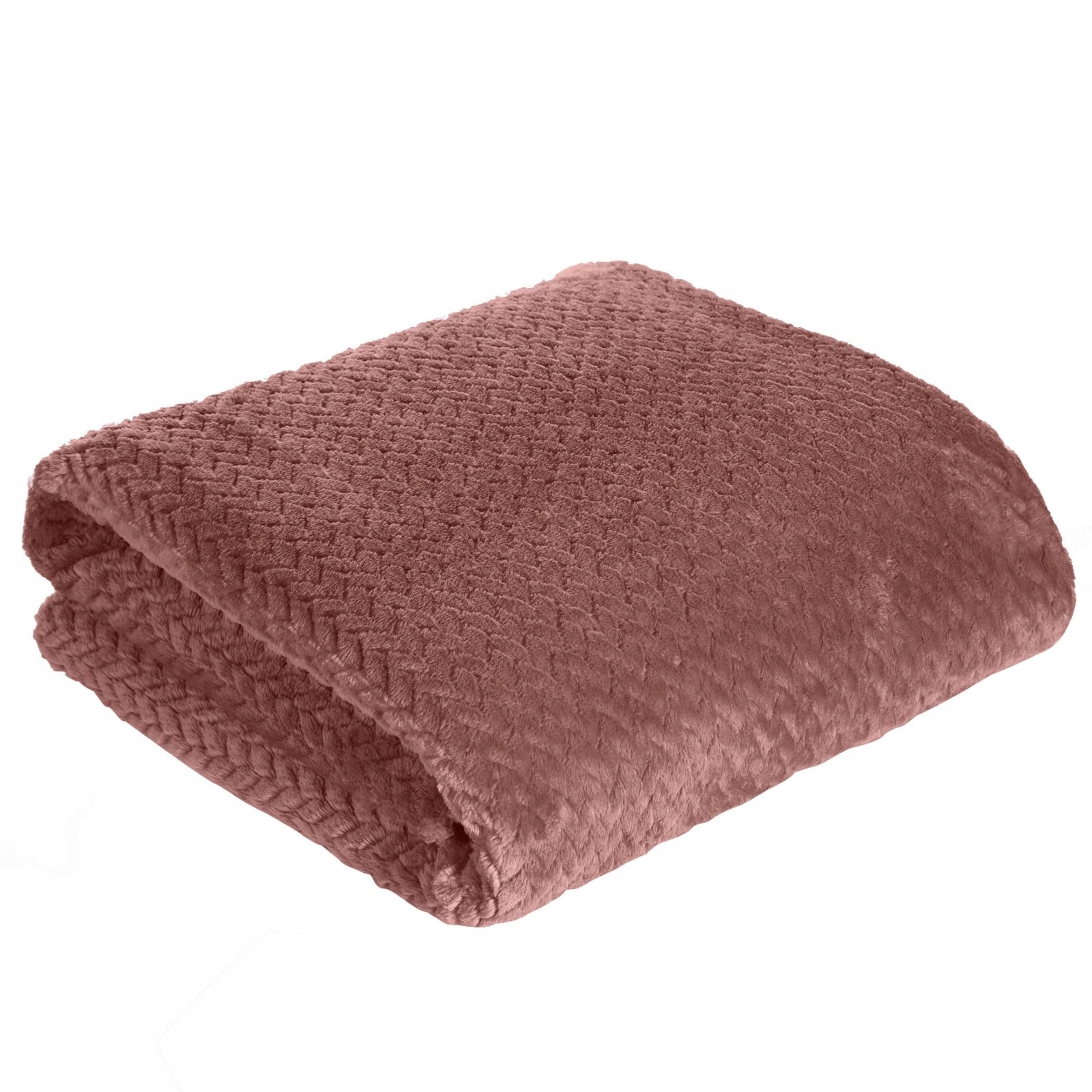 

Koc ciemnoróżowy 70X160 drobny wzór Design91