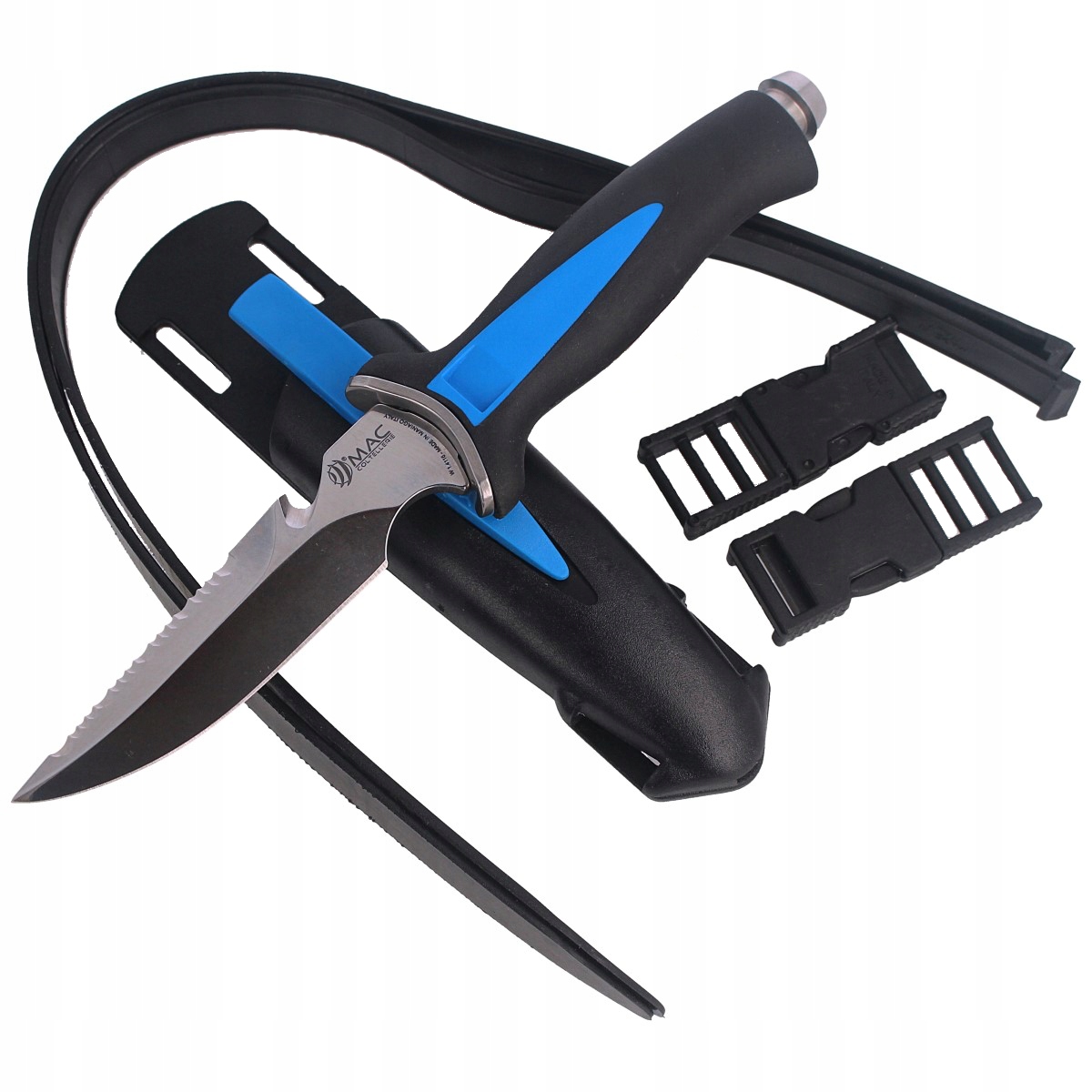 Nůž potápěčský Mac Coltellerie 120 mm (aquatys Blue)