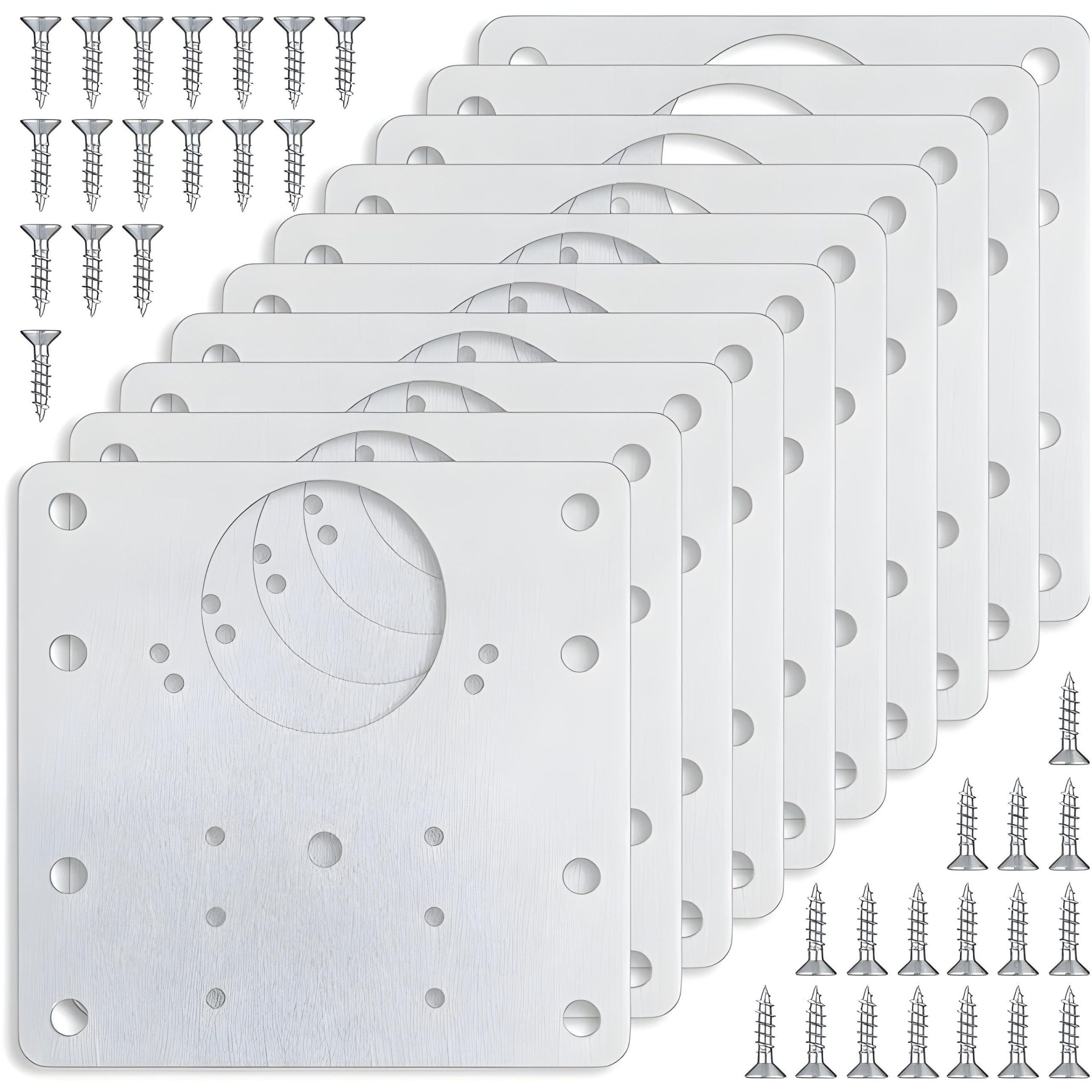 PŁYTKA DO NAPRAWY WYRWANYCH ZAWIASÓW MEBLOWYCH SZAFEK ZESTAW NAPRAWCZY