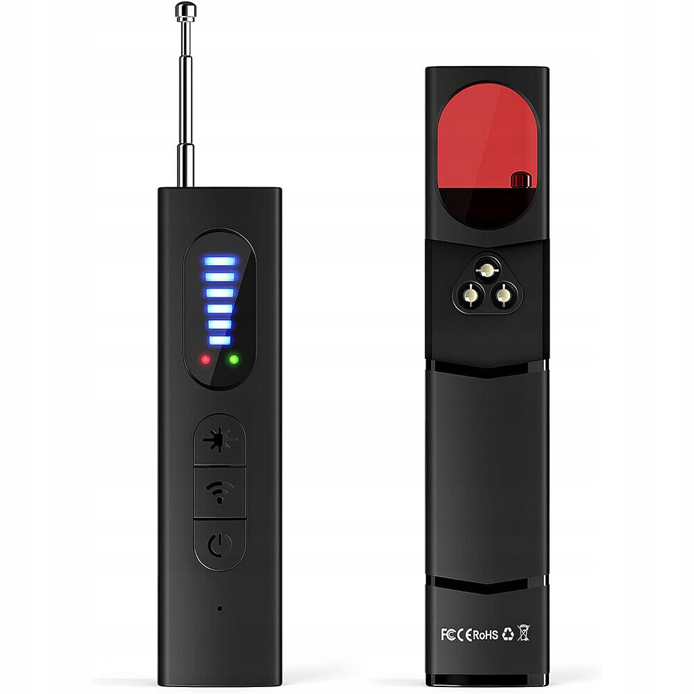 WYKRYWACZ PODSŁUCHÓW I KAMER GSM GPS WIFI UKRYTYCH LOKALIZATORÓW DETEKTOR Kod producenta 484985