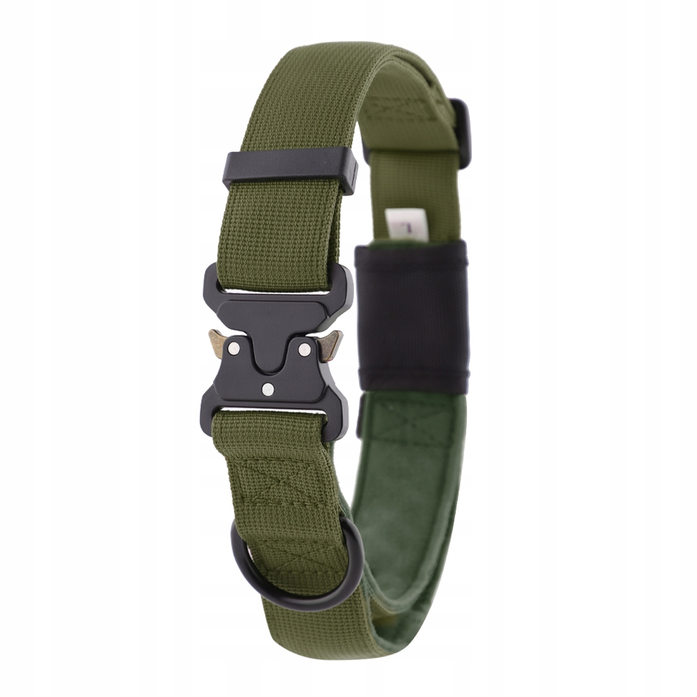 Levně Obojek pro rotvajlera ovčáka pitbulla Silný široký Huggy Doggy Alpha L