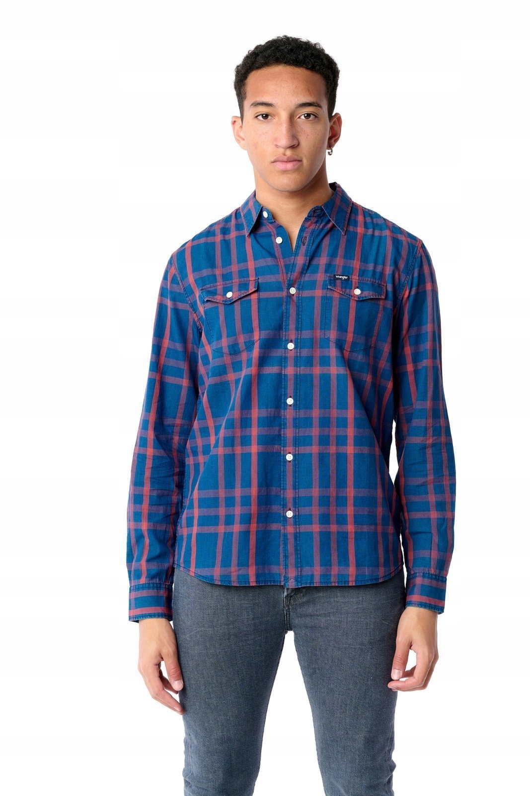 

Wrangler 2PKT Flap Shirt Formula Red W5A56CXWO M