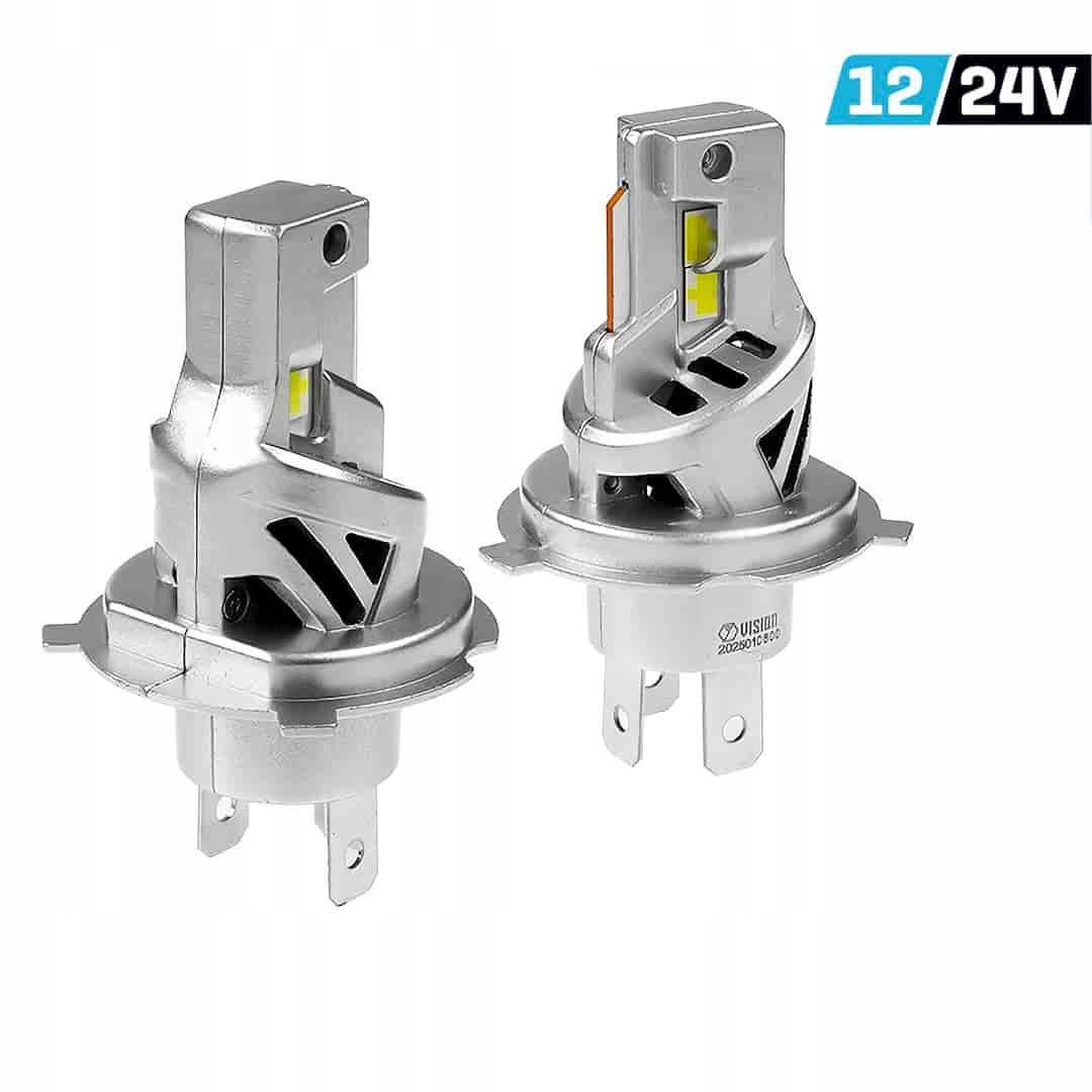 Žárovky Vision Led retrofit H4/H19 Hl 12/24V 35W 4200 lm 6000K, Canbus, 2