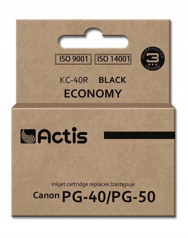 Actis KC-40R Tusz (zamiennik Canon PG-40/PG-50 Standard 25 ml czarny)