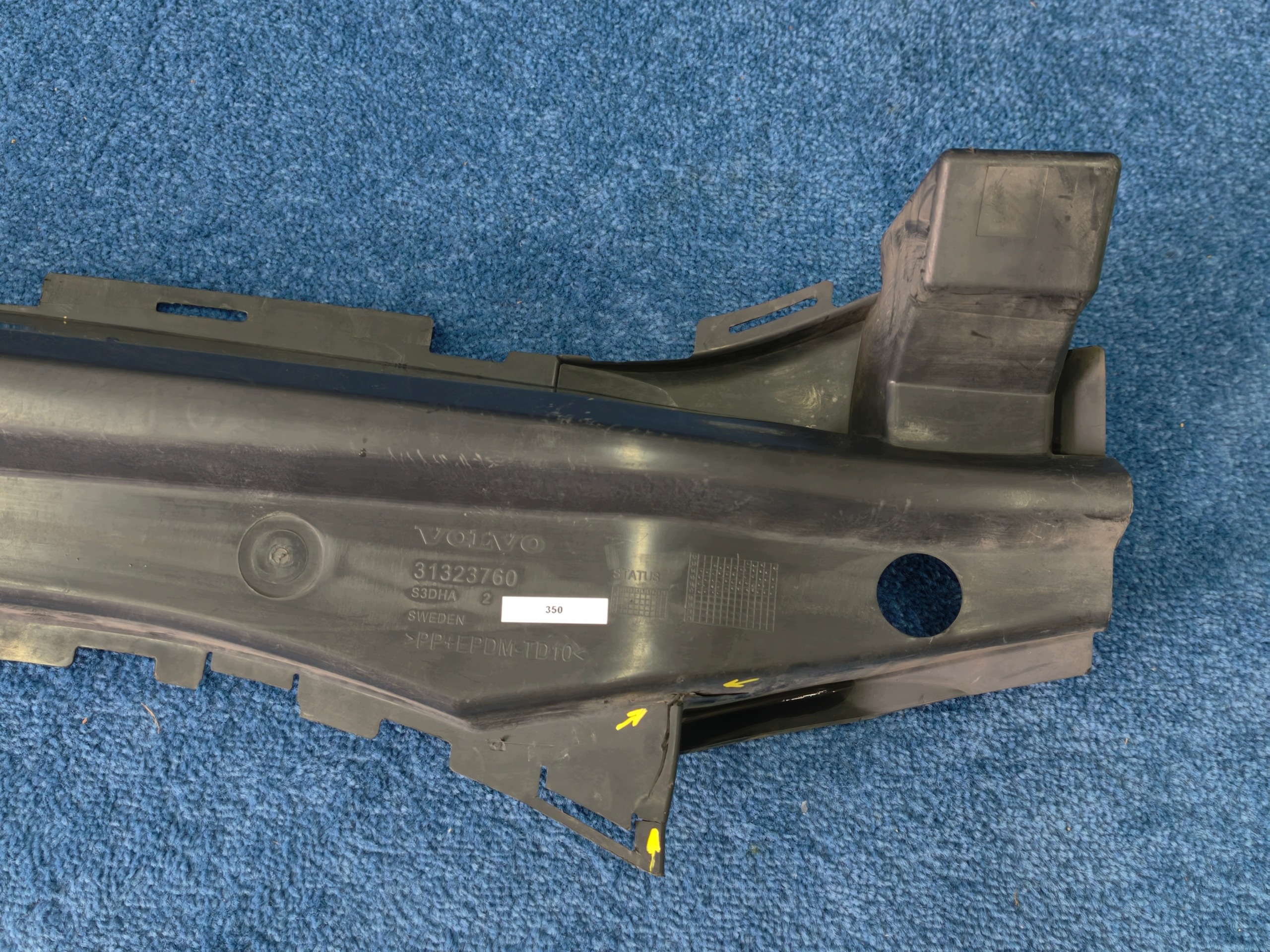VOLVO XC60 e LIFT 2013-2017 ABSORBER Traversa Paraurti Anteriore OE 31323760