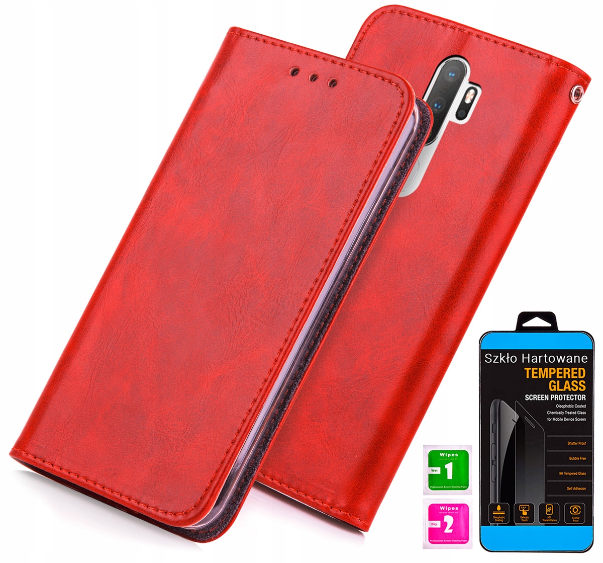 

Etui Portfel Blue Moon Do Oppo A5 2020 Szkło