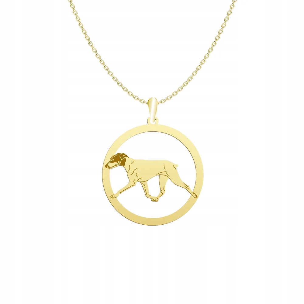Zlatý náhrdelník s japonským teriérem 925 Dárek Řetízek Gravírování Bonus