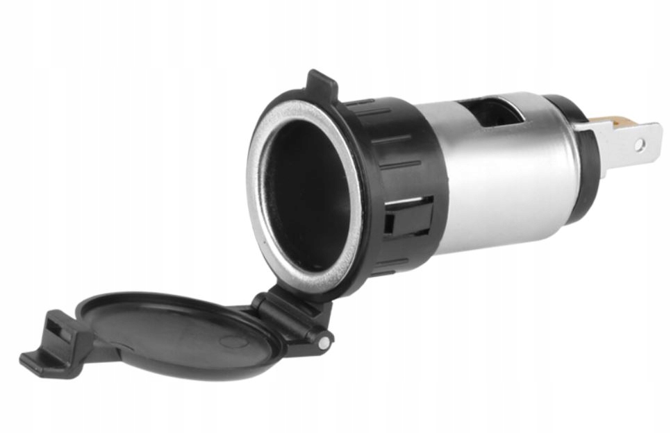 GNIAZDO ZAPALNICZKI SAMOCHODOWEJ z KLAPKĄ 12V 120W