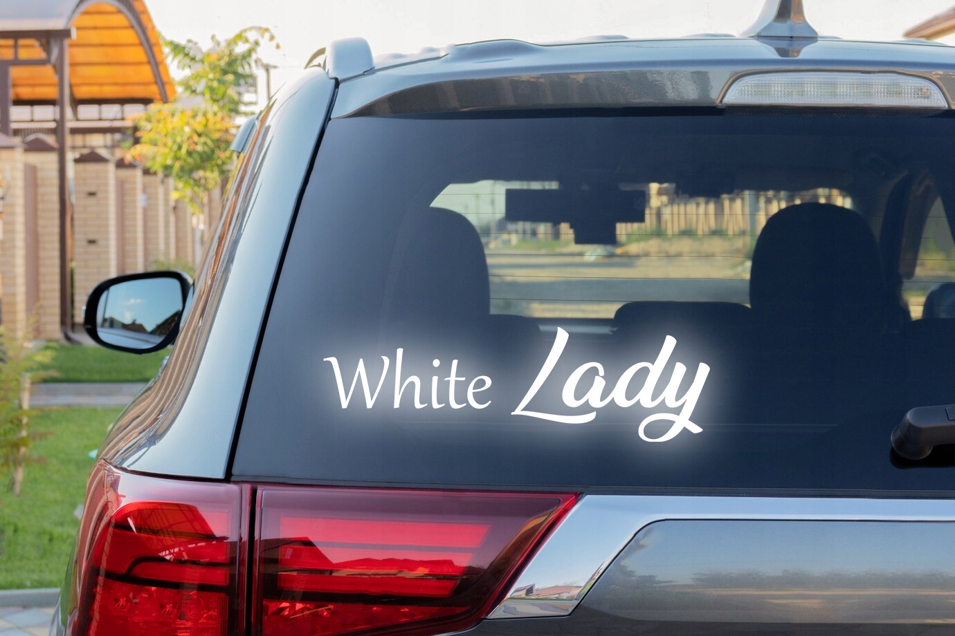 White Lady - Naklejka na samochód na auto - ODBLAS Producent Inny