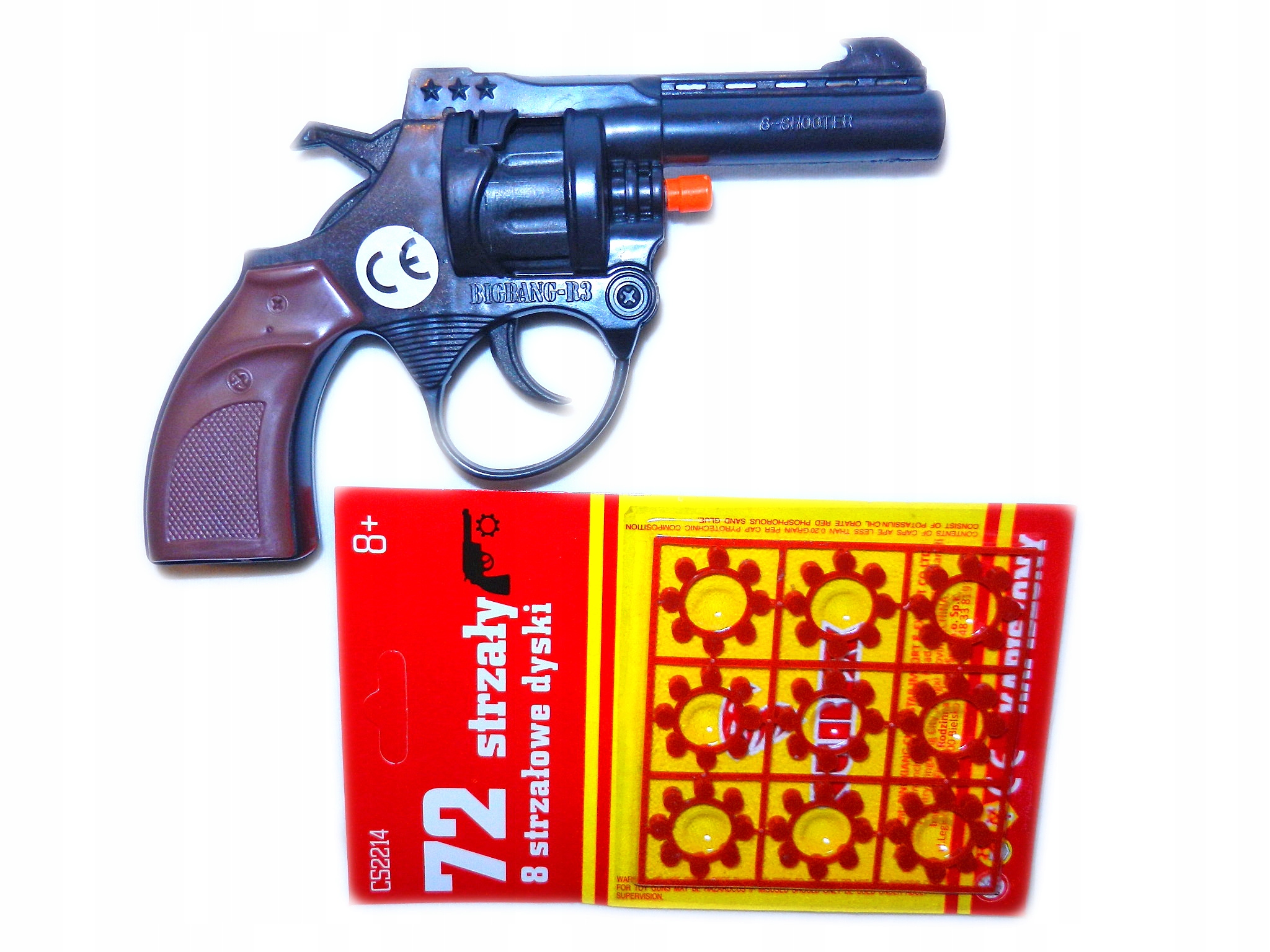 

Pistolet Na Kapiszony Rewolwer czarny Kolt