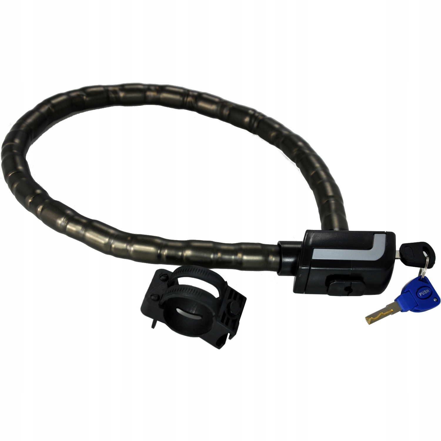 ZAPIĘCIE DO ROWERU ZABEZPIECZENIE ROWEROWE BLOKADA ŁAŃCUCH MOCNA Kod producenta Zabezpieczenie roweru Art. 906