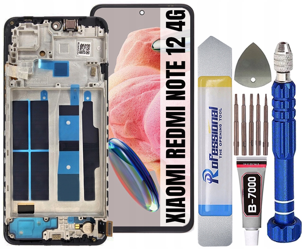 Displej Pro Xiaomi Redmi Note 12 4G Incell LCD Displej G/f Rámeček