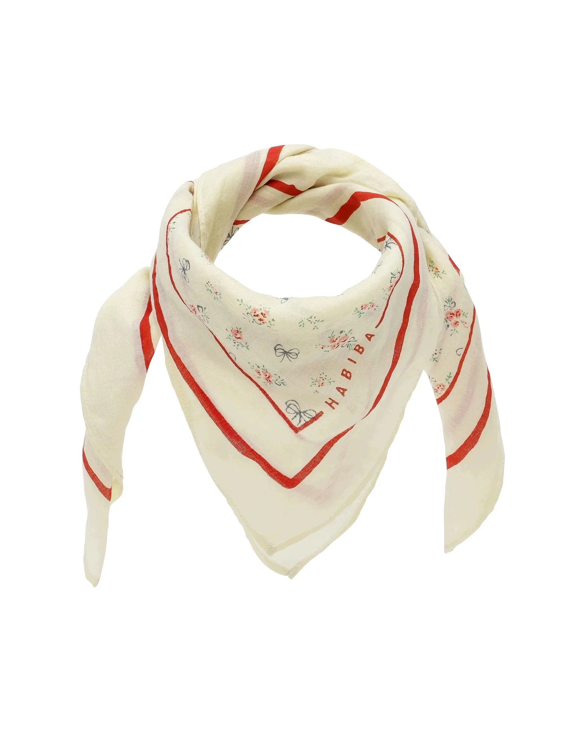 Šátek Nákrčník Little Bow Vanilla Vanilkový One size Habiba