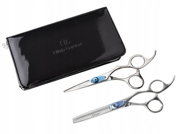 Olivia Garden Xtreme 5.75" Extreme Eur 6.35'' Nożyczki i Degażówki Etui