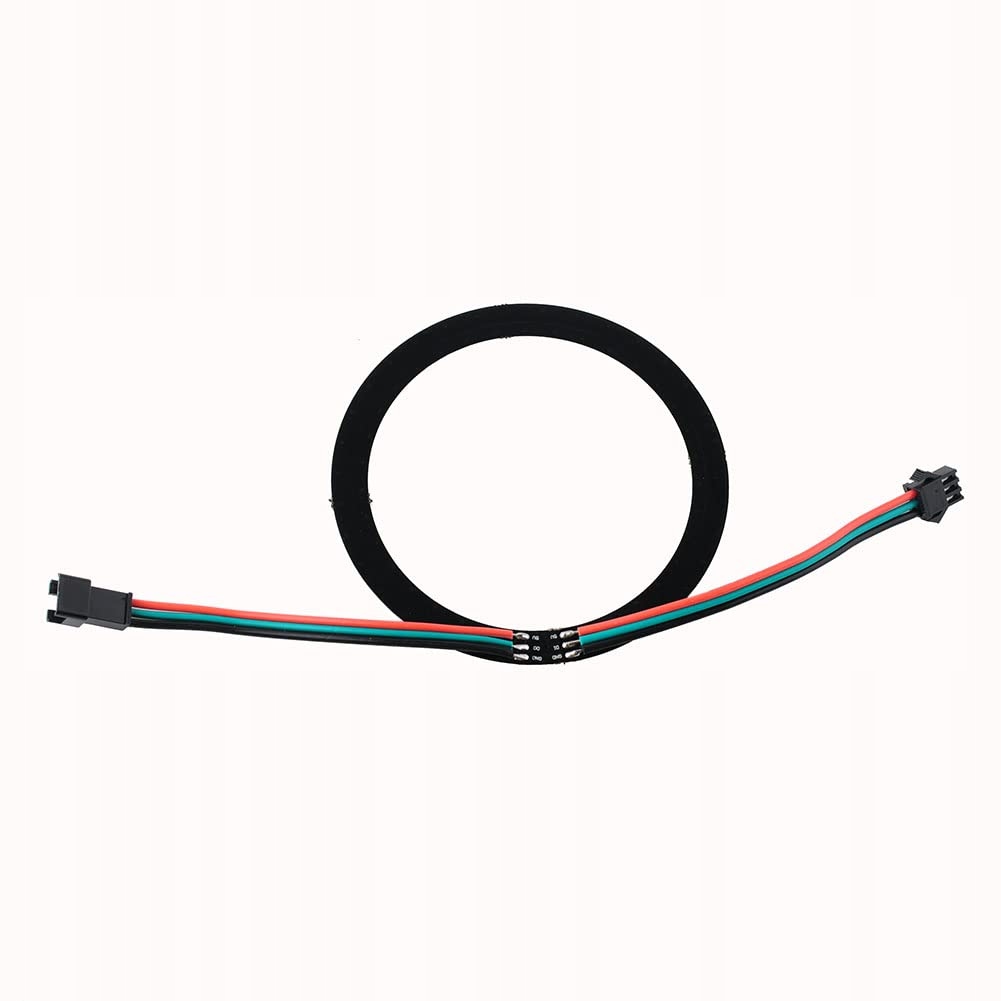 SPARKLEIOT Adresowalny Pierścień LED WS2812B 35 Diod RGB 5050 DC5V — miniatura 4