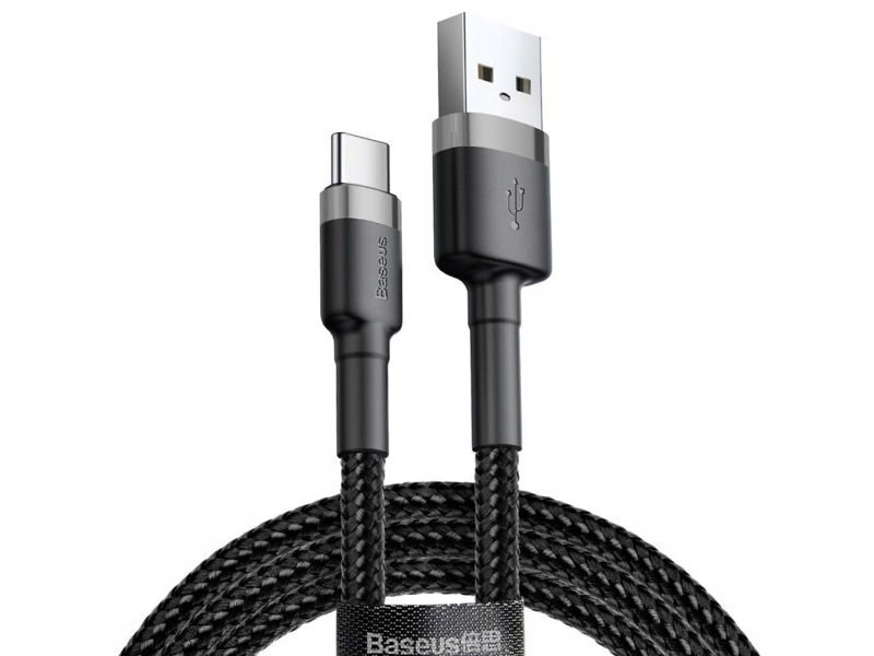 

Baseus Kabel Usb-c 3A 1M grey black