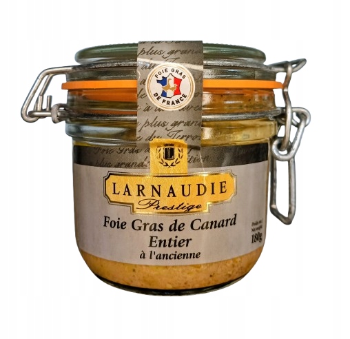 Larnaudie Foie Gras z kachny v tradičním stylu 180 g Francie