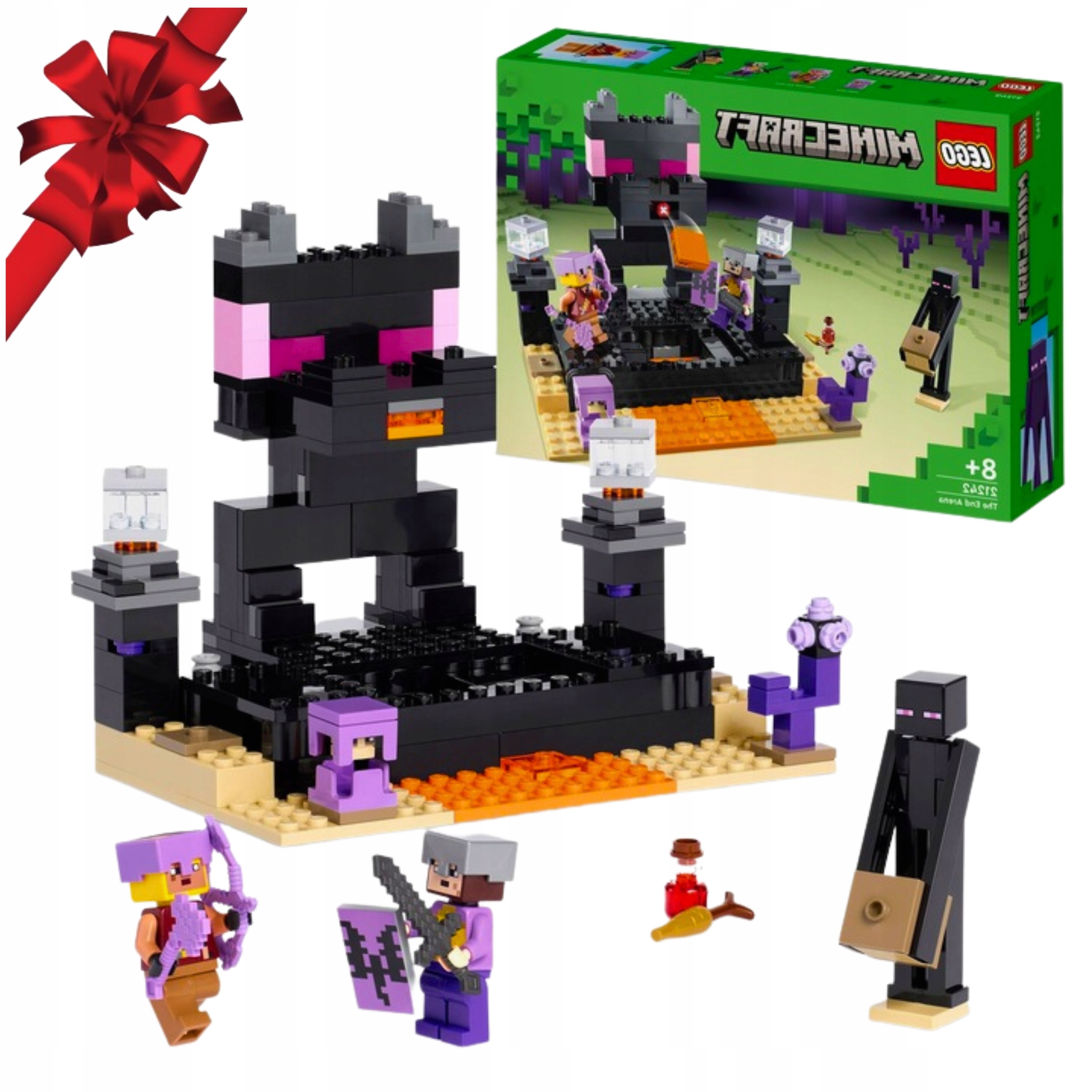 Lego Stavebnice Minecraft 21242 Arena Endu Dárek Bitva Mezi Hráči Bonus