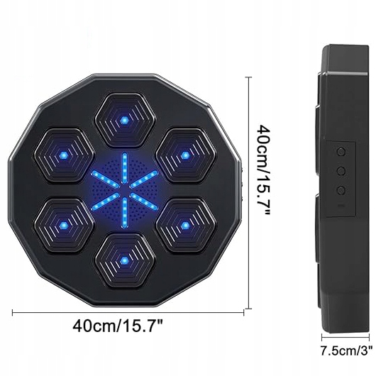 ELEKTRONICZNA MASZYNA BOKSERSKA Z MUZYKĄ I LED DO DOMOWYCH ĆWICZEŃ BLUETOOTH Rodzaj tarcza