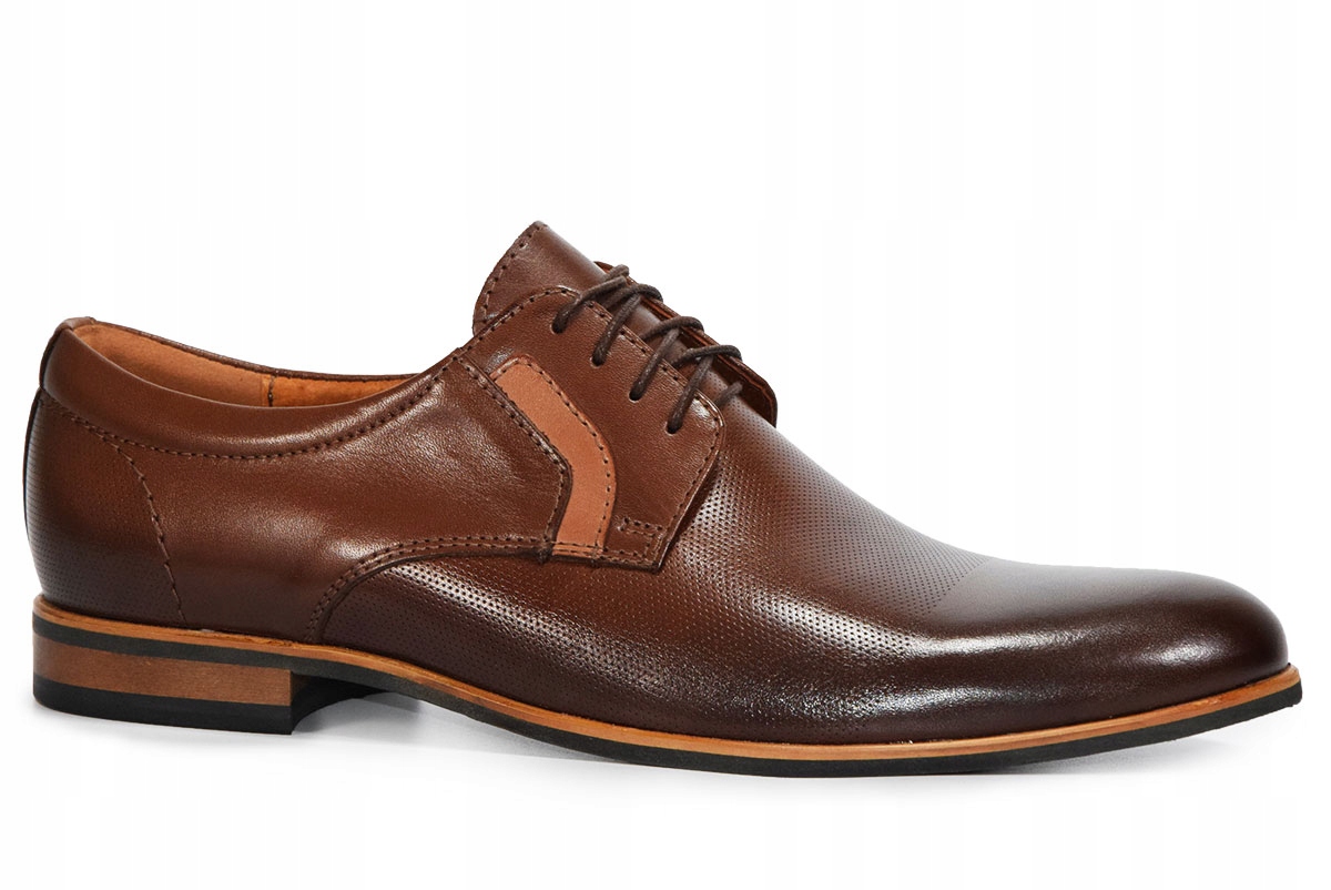 

Buty męskie wizytowe skórzane KamPol wz.319/55 r42