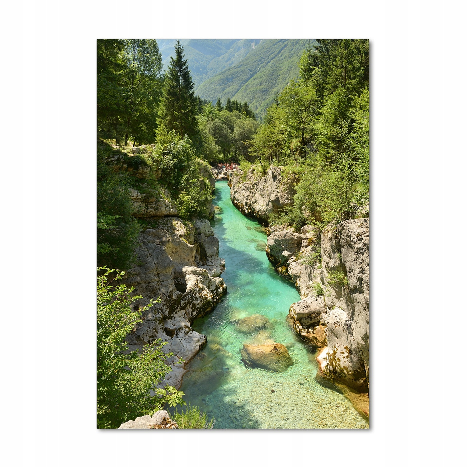 

Foto obraz szkło hartowane Potok górski 70x100 cm