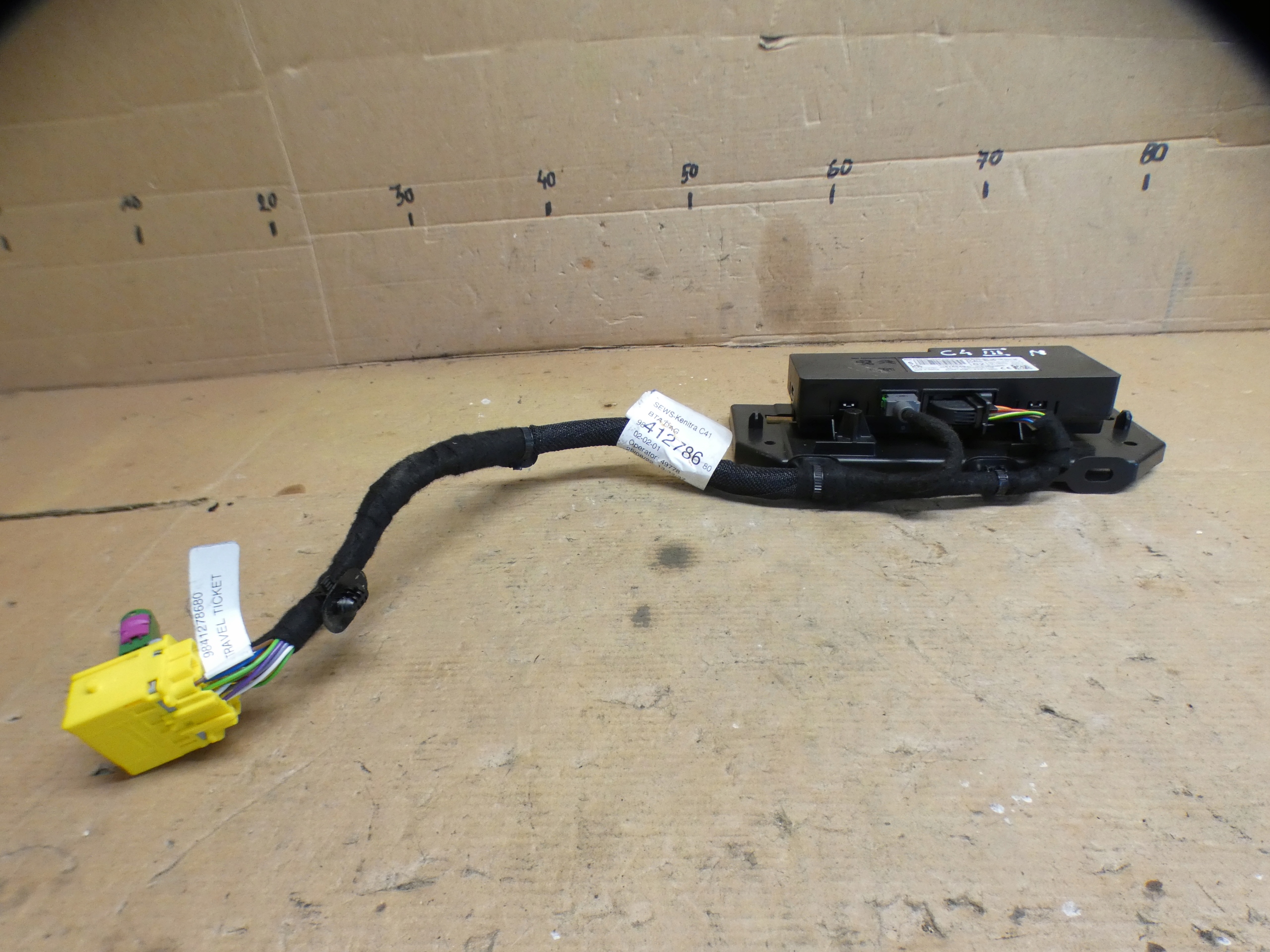 OPEL CORSA-E F ELEKTRYK module control unit ECALL 9847654980