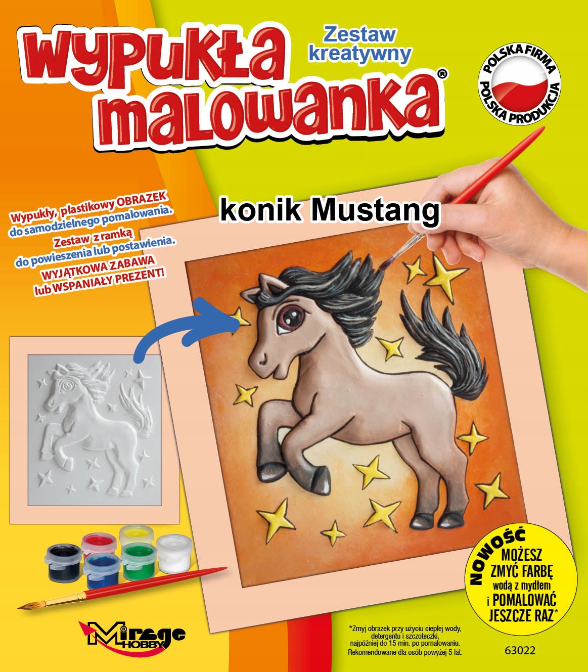 

Wypukła Malowanka Konik Mustang Zestaw Kreatywny