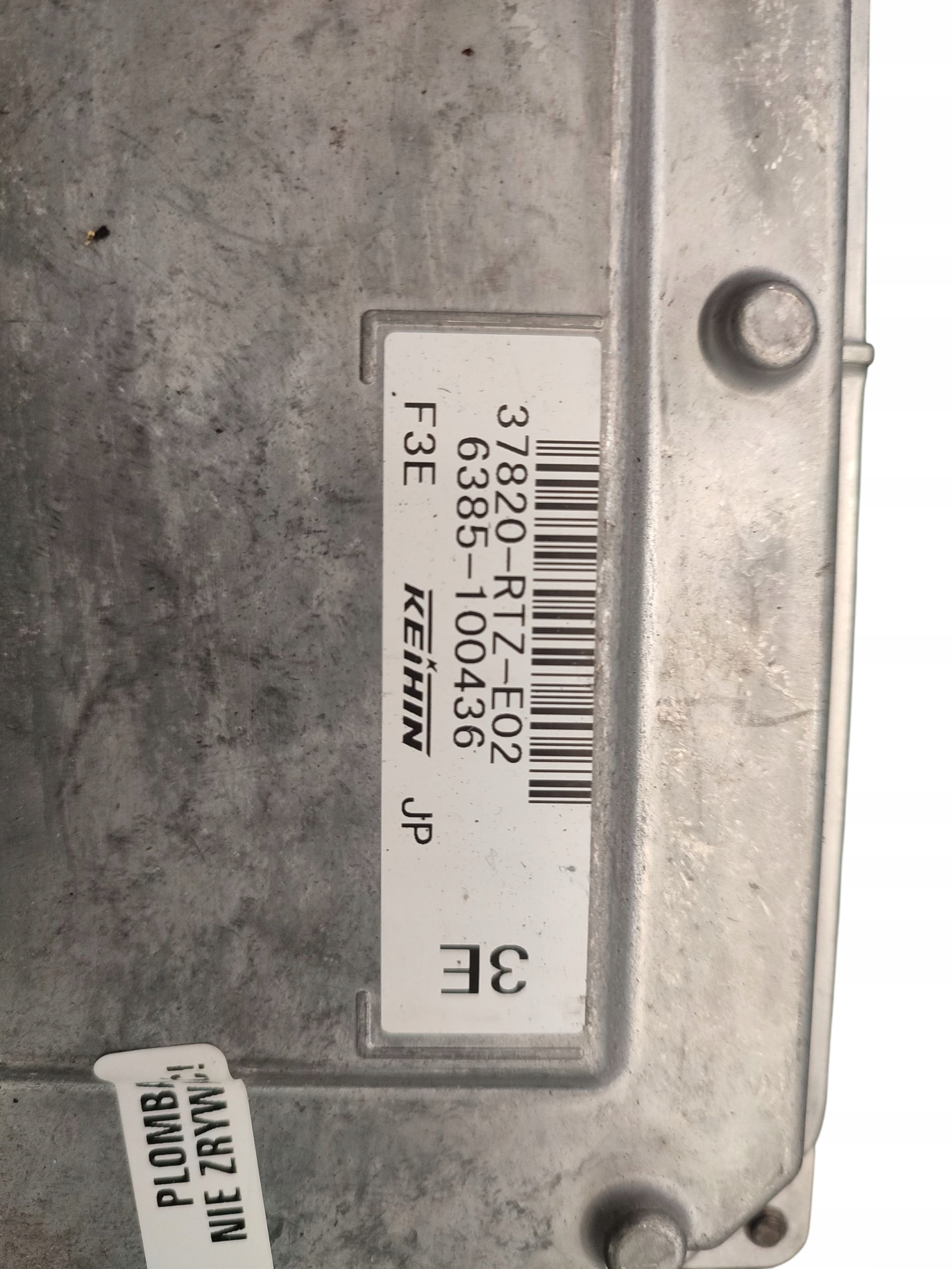computer control unit of the engine HONDA CR-Z 1.5 VTEC 124KM 37820-RTZ-E02