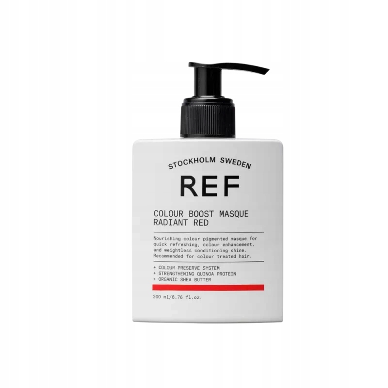 Ref Colour Radiant Red Osvěžující maska na vlasy Červená 200 Ml