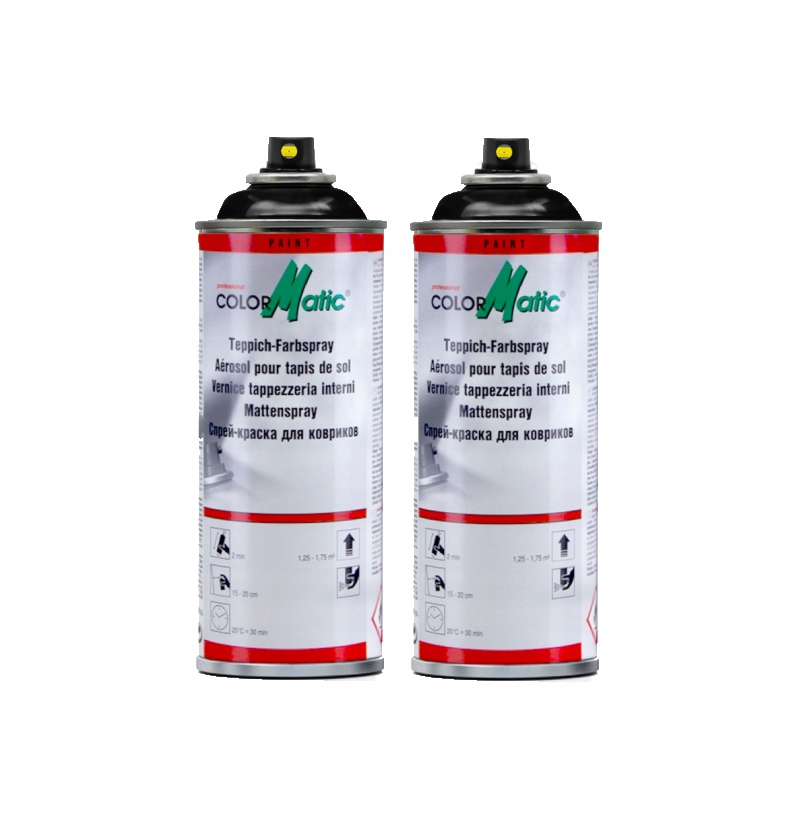 2x Motip Spray Do Dywaników Wykładzin Czarny 400ml