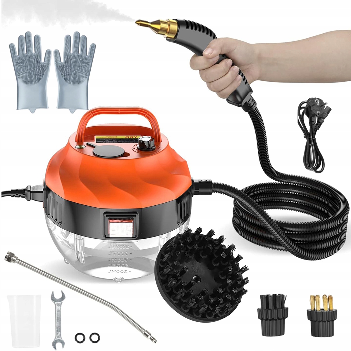 Parní Čistič Tlakový 2500W 3bar 1000ml Set