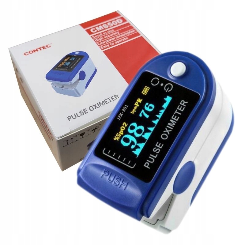 

Pulsoksymetr Medyczny Contec CMS50D Oled Napalcowy
