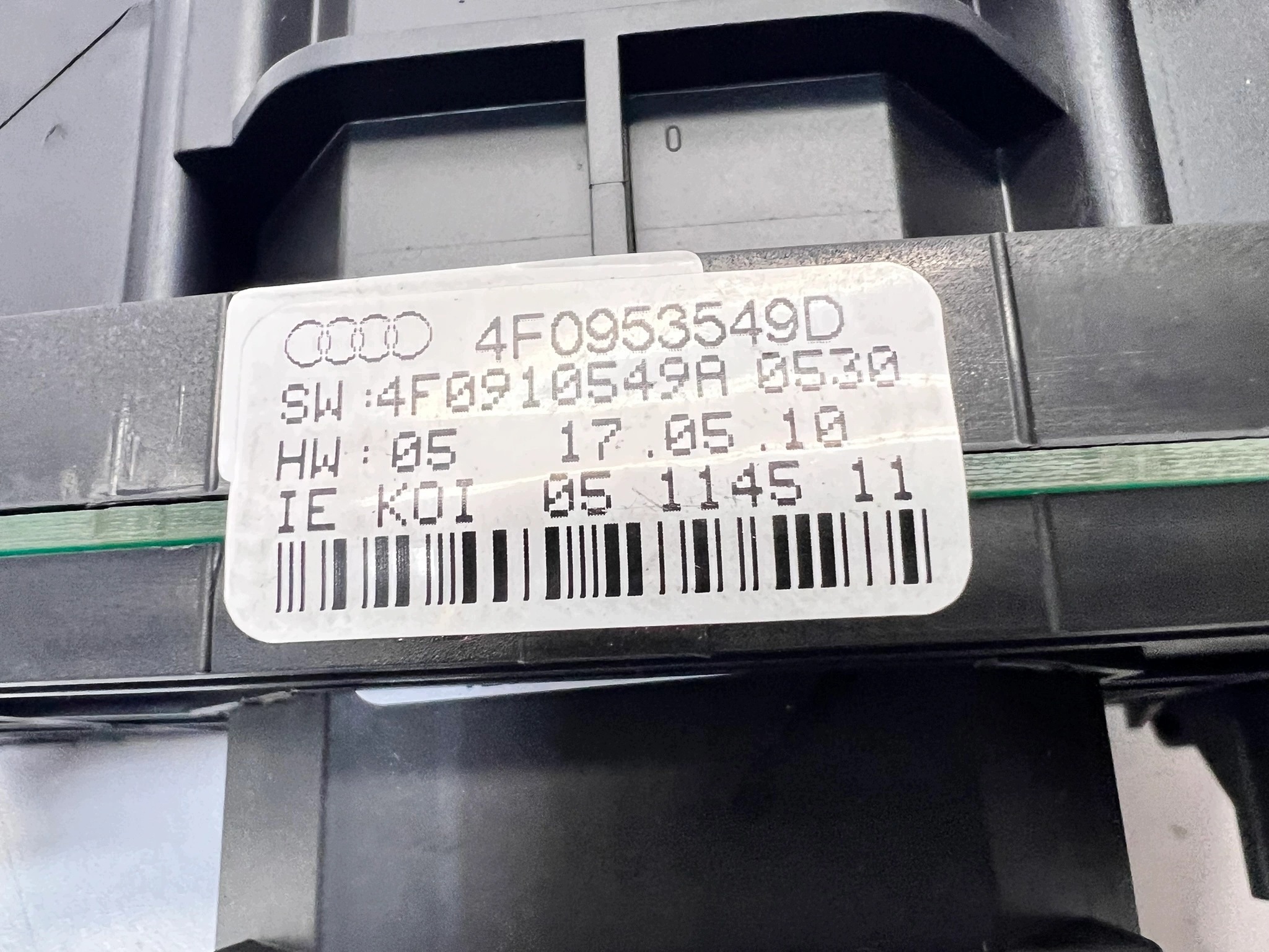 Commodo essuie glace AUDI A6 C6 LIFT 4F0953549D