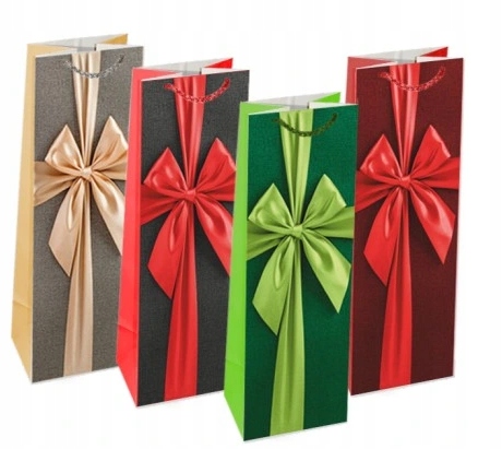 Torebka na butelkę urodzinowa KOKARDA KB 1szt.