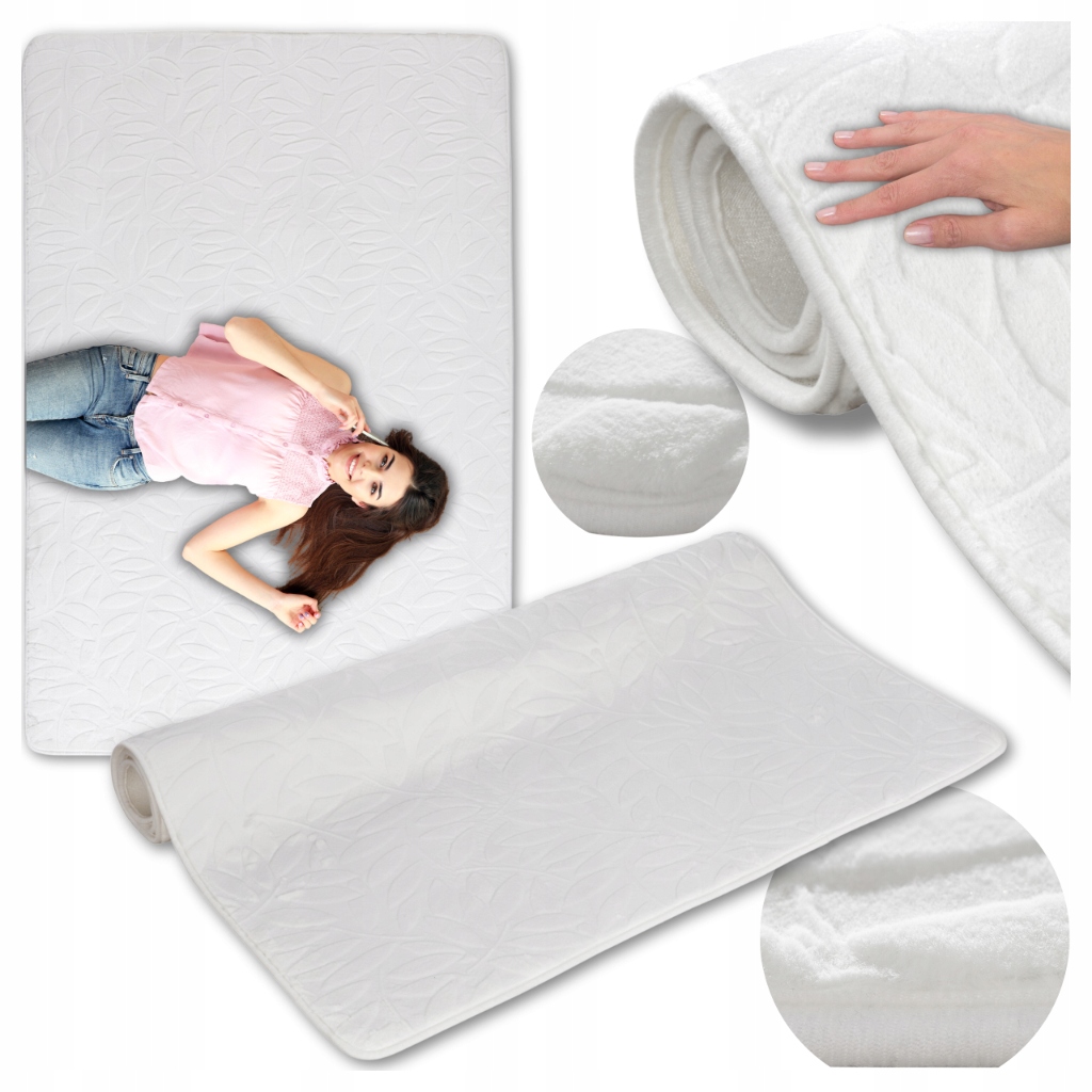 Plyšový Koberec Do Obývačky Spálne Nadýchaný Mäkký Protišmykový 120x170 cm