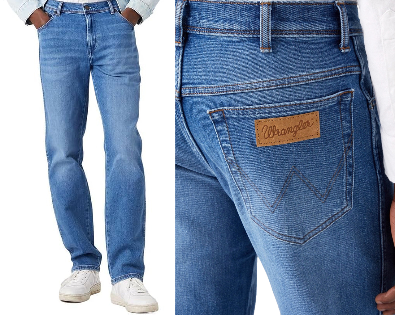 Wrangler pánské kalhoty Texas jednoduché džíny W33 l36